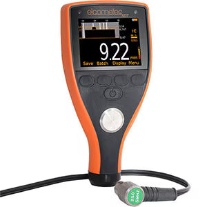 Elcometer MTG8 | Ultrasonic Material Thickness Gauge W/ Transducer & Data-Logging